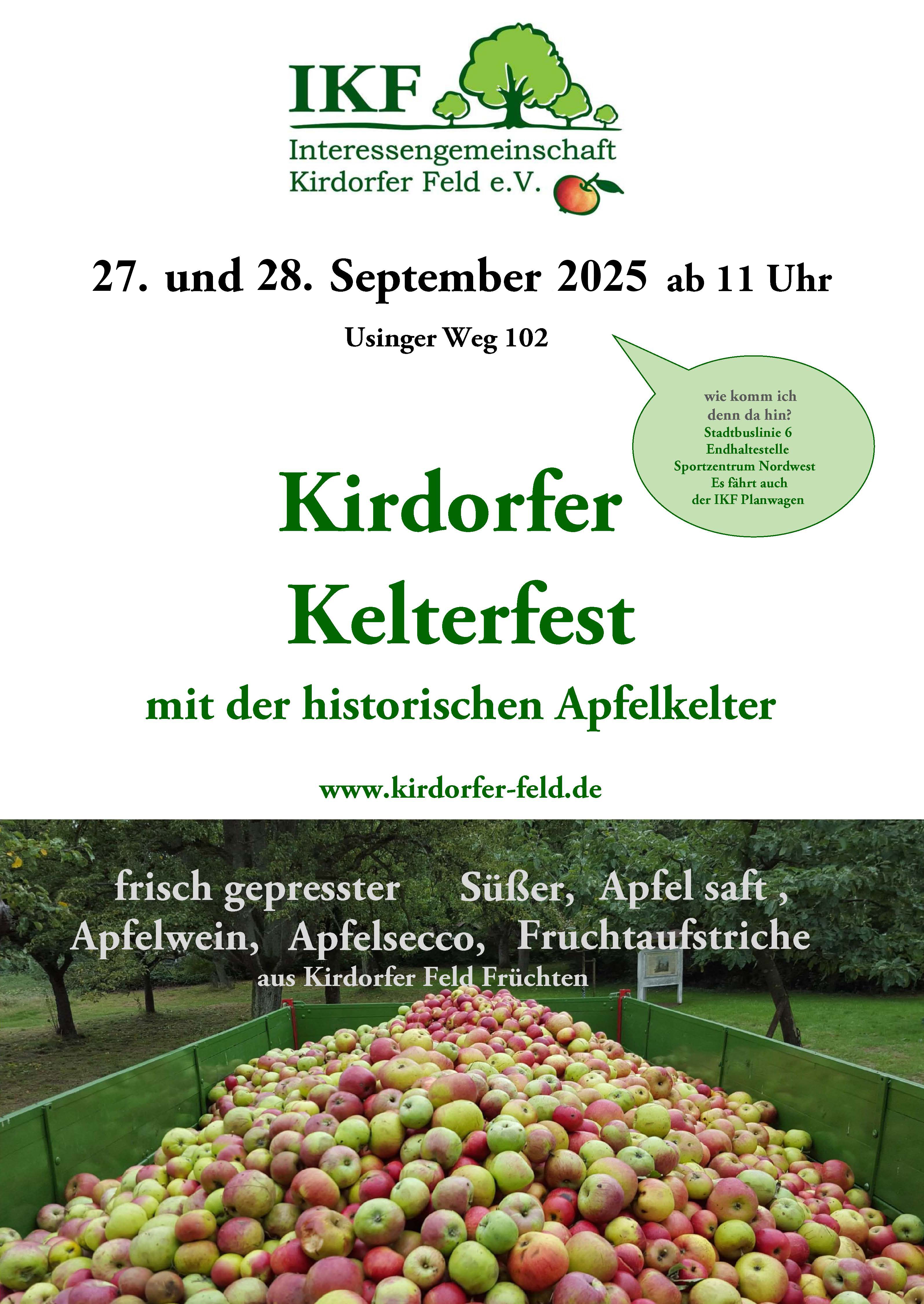 Plakat IKF Kelterfest 2025